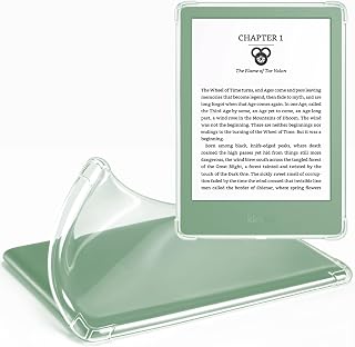 CoBak Clear Case Exclusively for 6" Kindle 2024 & 2022(11th Generation) | Ultra Slim Soft TPU Transparent Cover, Lightweight and Durable Protection, transparent