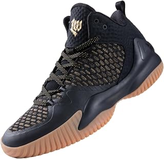 PEAK High Top Mens Basketball Shoes Lou Williams Streetball Master Breathable Outdoor Sneakers Pickleball Shoes Cushioning Shoes for Fitness