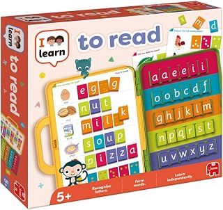 I Learn to Read - Word Learning Games for Kids - Improve Letter and Word Recognition, Spelling and Vocabulary Skills - 90 Exercises, 3 Levels of Difficulty and