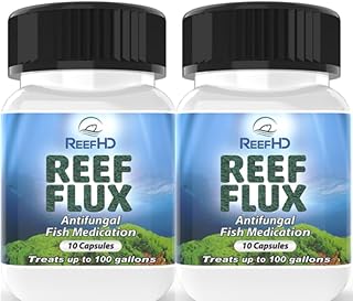 ReefHD Reeflux FIuconazole 200mg fungaI Fish lnfections lchthyophonus SaproIegnia KlLL Bryopsis Green Hair AIgae Aquarium Reef Flux AIgae Buster (Two Packs)