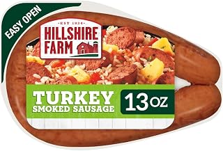 Hillshire Farm Turkey Smoked Sausage, 13 oz | Fully cooked; ready in minutes; great for grilling & cookouts