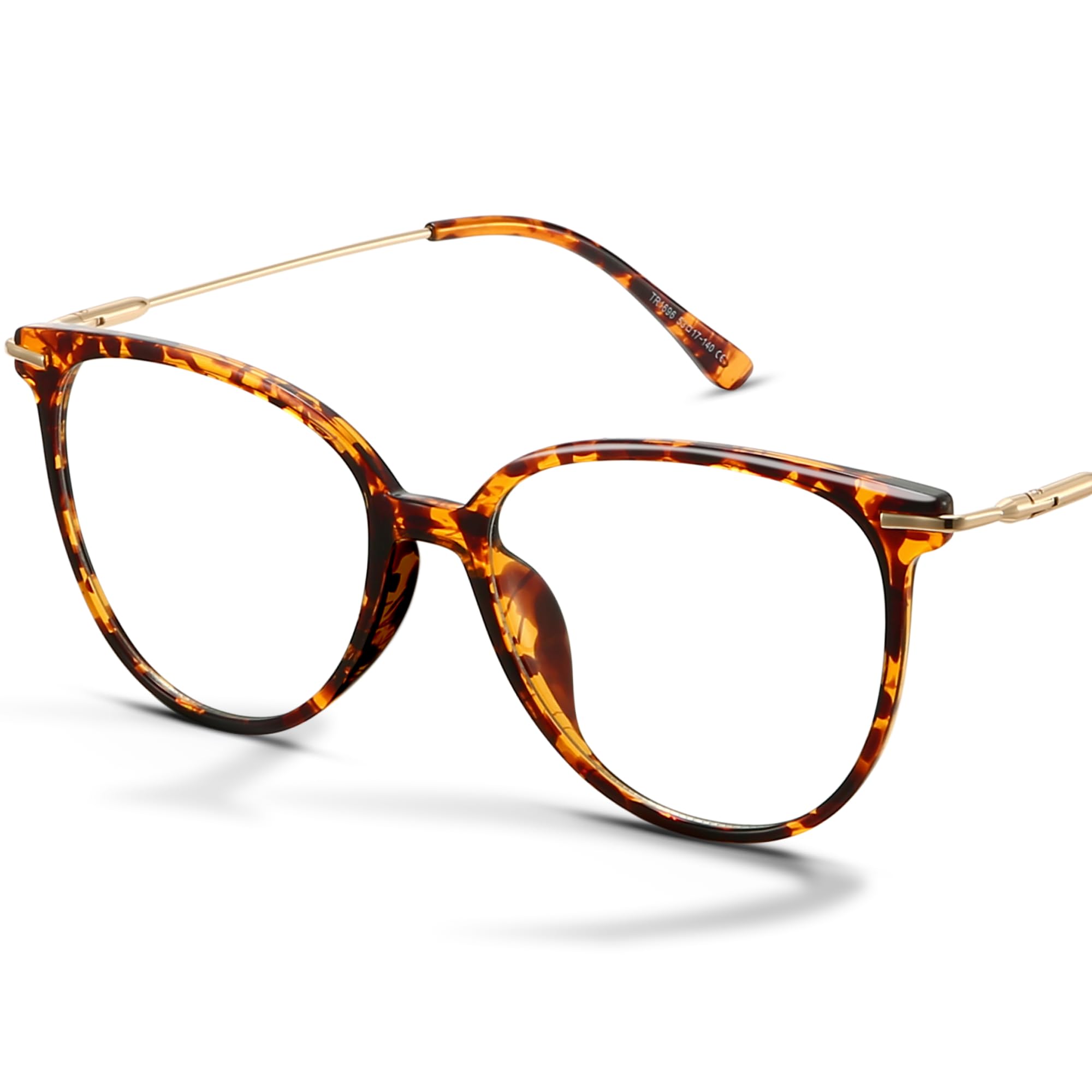 Gaoye Round Blue Light Blocking Glasses | UV400 Protection, Round TR90 Frames, M