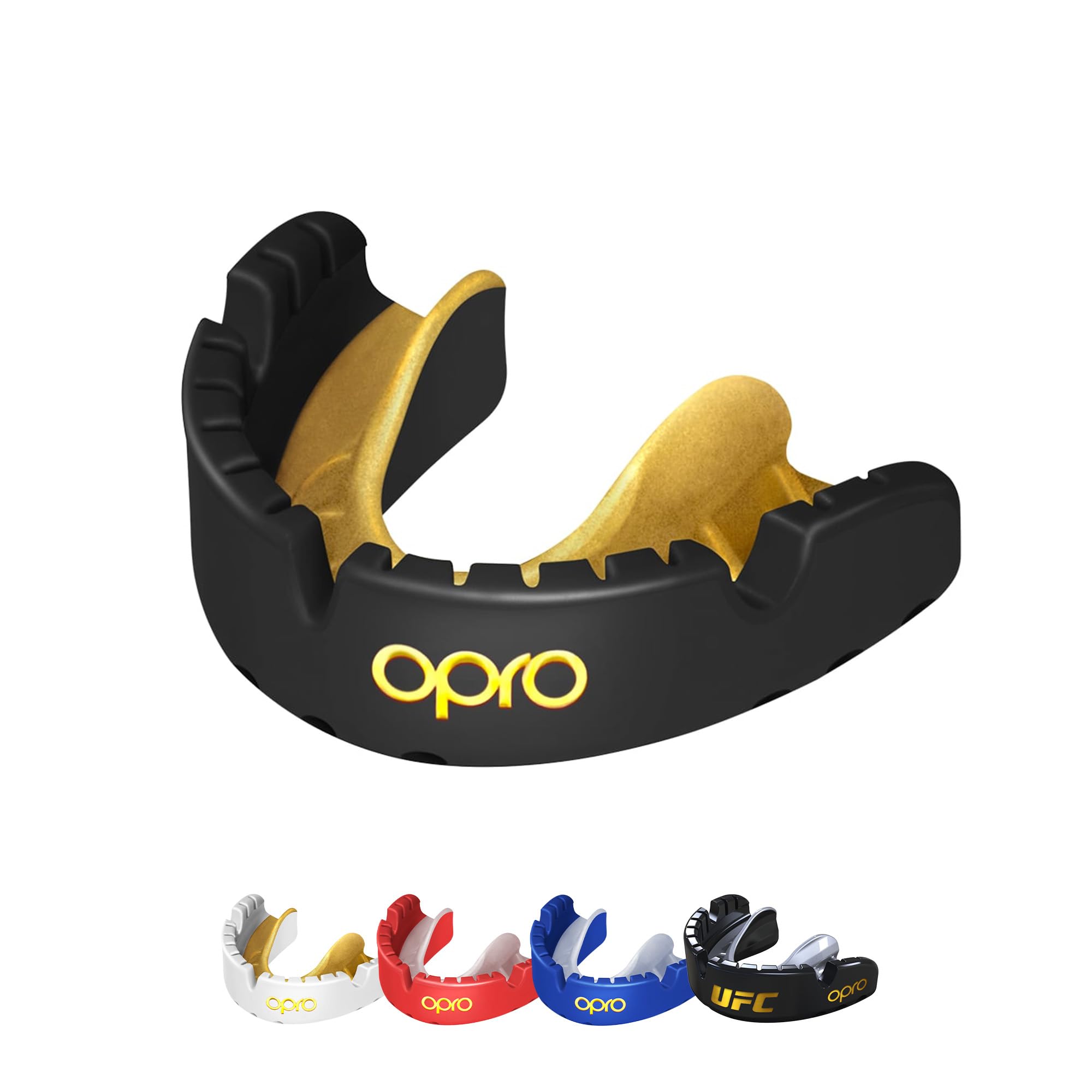 OPRO Gold Level Sports Mouthguard for Braces, Premium Fit, Age 10+ | Kills 99.99