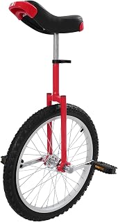 LIYABIN 24 Inch Wheel Outdoor Unicycle, Height Adjustable 28-32 Inch, Heavy Duty 110 lbs Unicycle Suitable Adults & Teens for Commute Fitness & Balance Training