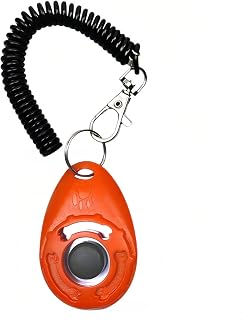 Dog Training Clicker with Wrist Strap, Durable and Lightweight for Puppy Cat Bird Horse Training Easy to Use Behavioral Training Tool
