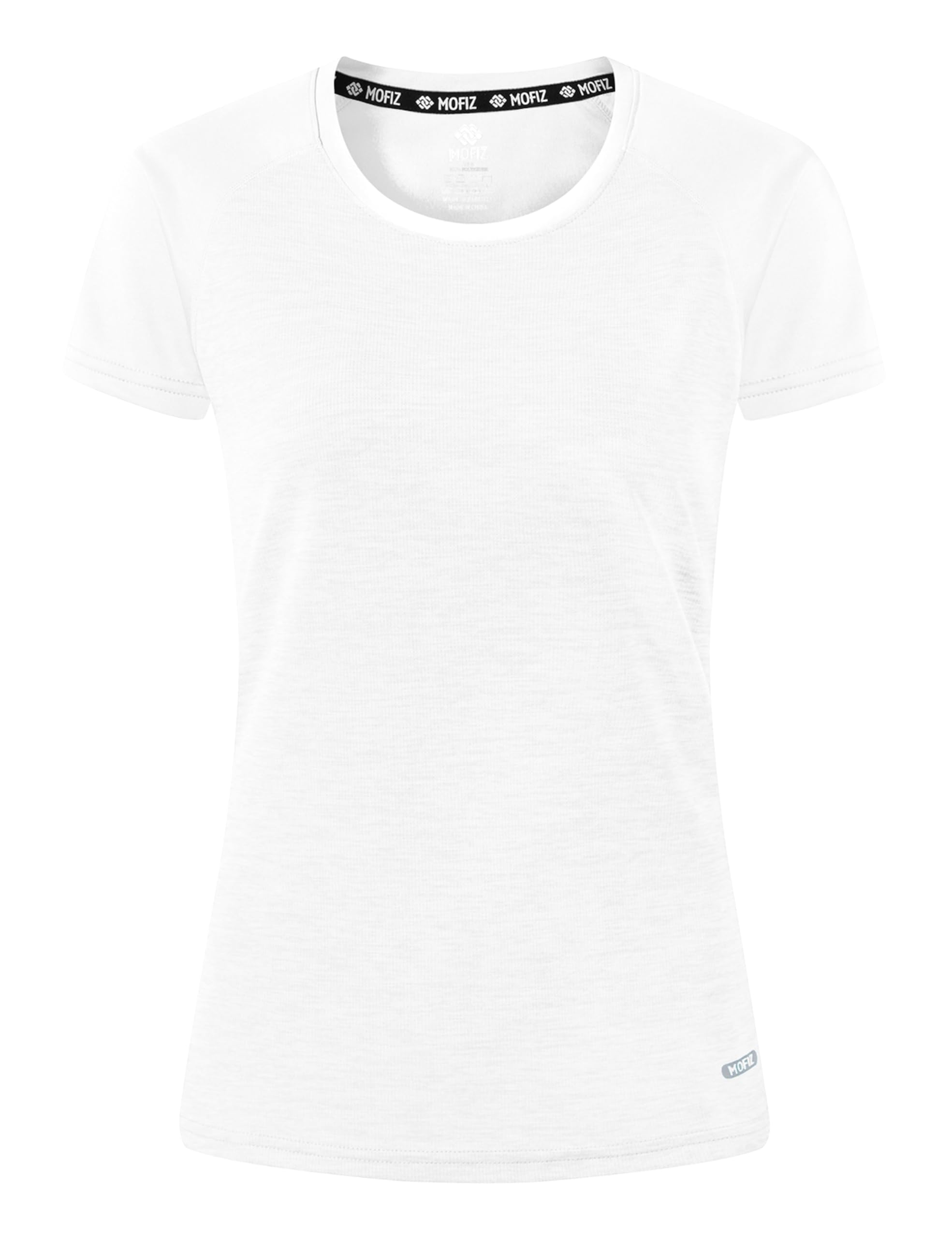 MoFiz Maglietta sportiva da donna a maniche corte UPF 50+, protezione solare, ad