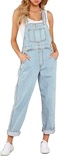 luvamia Womens Denim Dungarees Stretch Adjustable Bib Bib Dungarees
