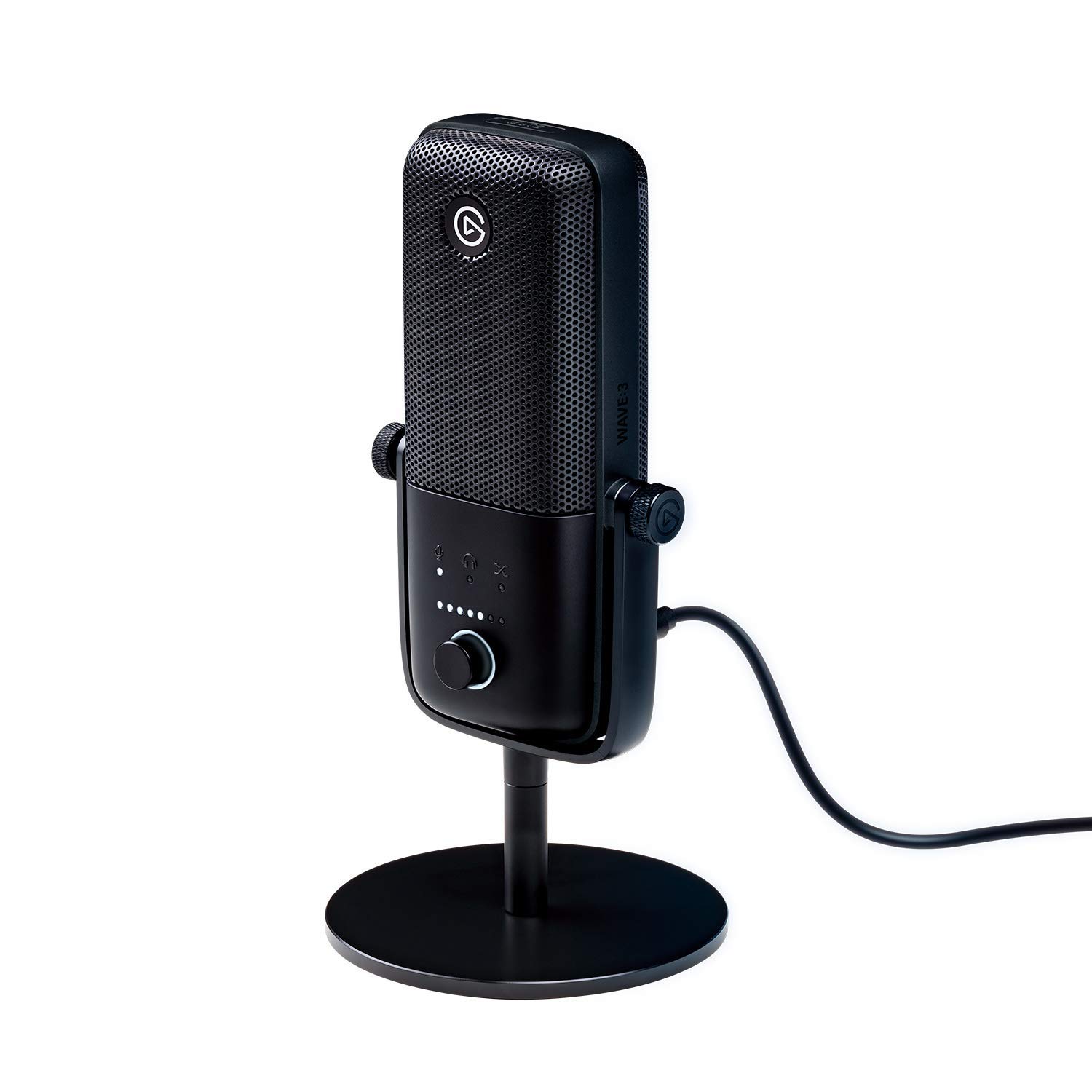 Elgato Wave:3 - USB Condenser Microphone and Digital Mixer for Streaming, Record