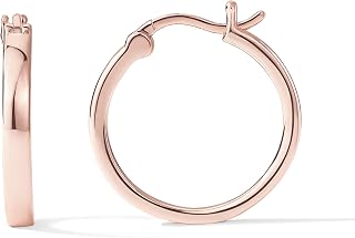 PAVOI Gold Hoop Earrings for Women, 14K Gold Plated Lightweight Hoops
