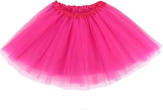 XINXIYAN Tutu for Girls Womens Skirt 5 Layers Mardi Gras Outfit Halloween Costume Dress Party Favor