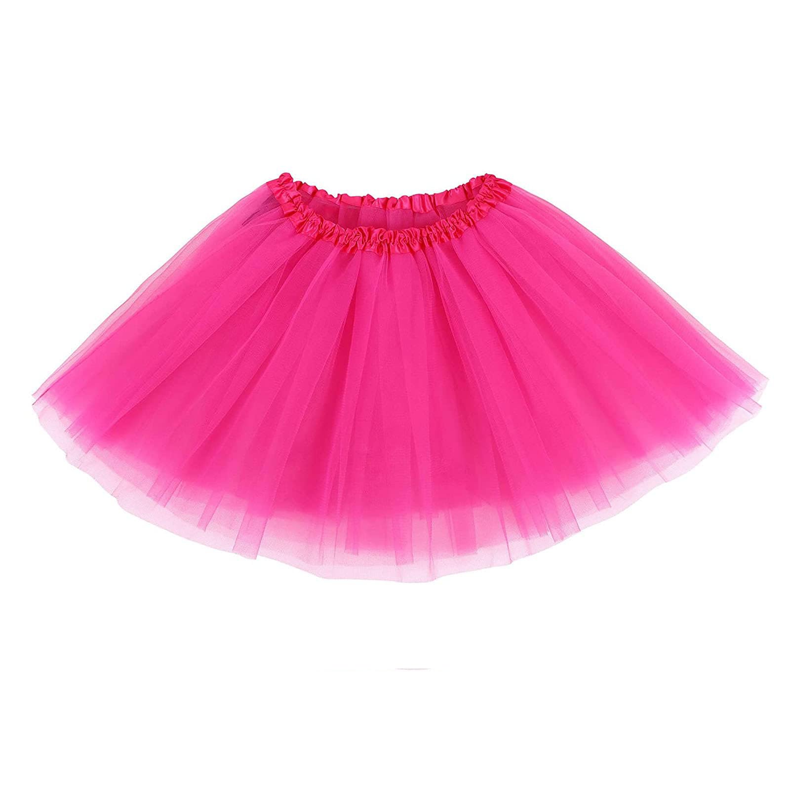 XINXIYAN Tutu for Girls Womens Skirt 5 Layers Mardi Gras Outfit Halloween Costum
