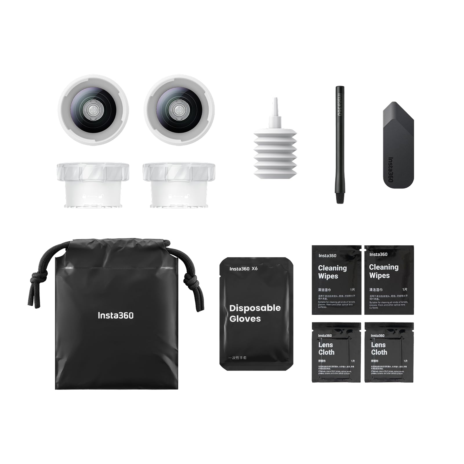 Insta360 X6 Replacement Lens Kit (Double Lens)
