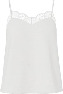 Pieces Women's Pctiffany Strap Lace Top Noos BC Top