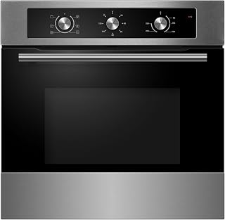 Cookology 65L Built-in Electric Fan Oven - Stainless Steel | Programmable Timer - Minute Minder - 2.1kW - Built-in Design