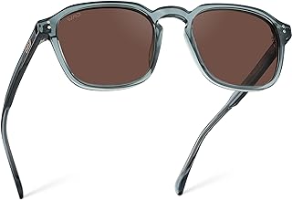 WearMe Pro Francis Polarized Men's Sunglasses, Square Frame, Wide Fit UV400