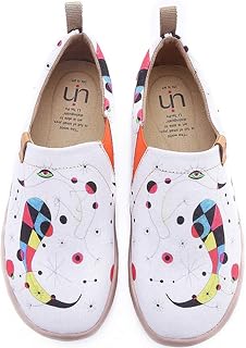 UIN Women's Slip On,Fishes Fashion Comfortable Health Safe Good Gift Shoes White 250mm, UK Size 6, EU Size(40)