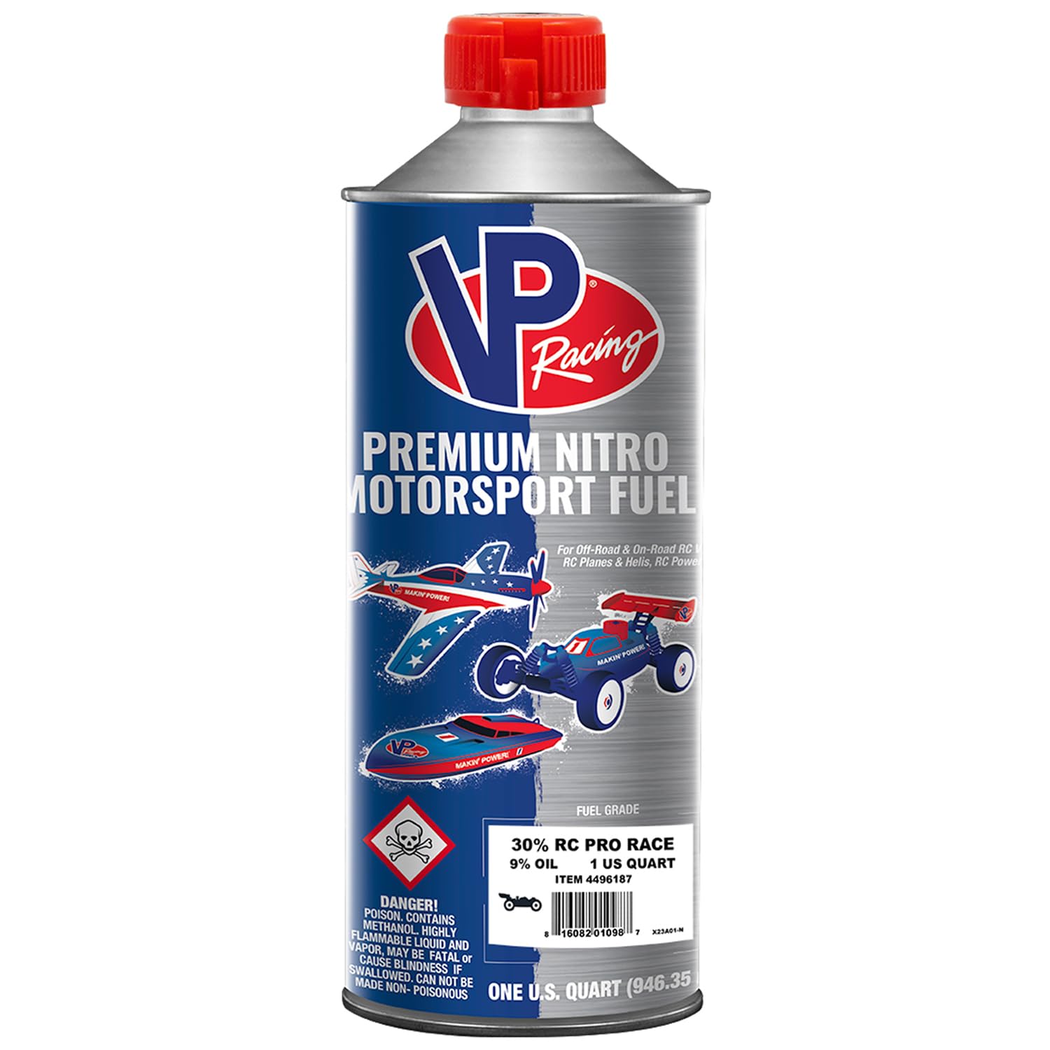 VP Racing 4496187 RC Pro Race 30 Motorsport Fuel 1 Quart