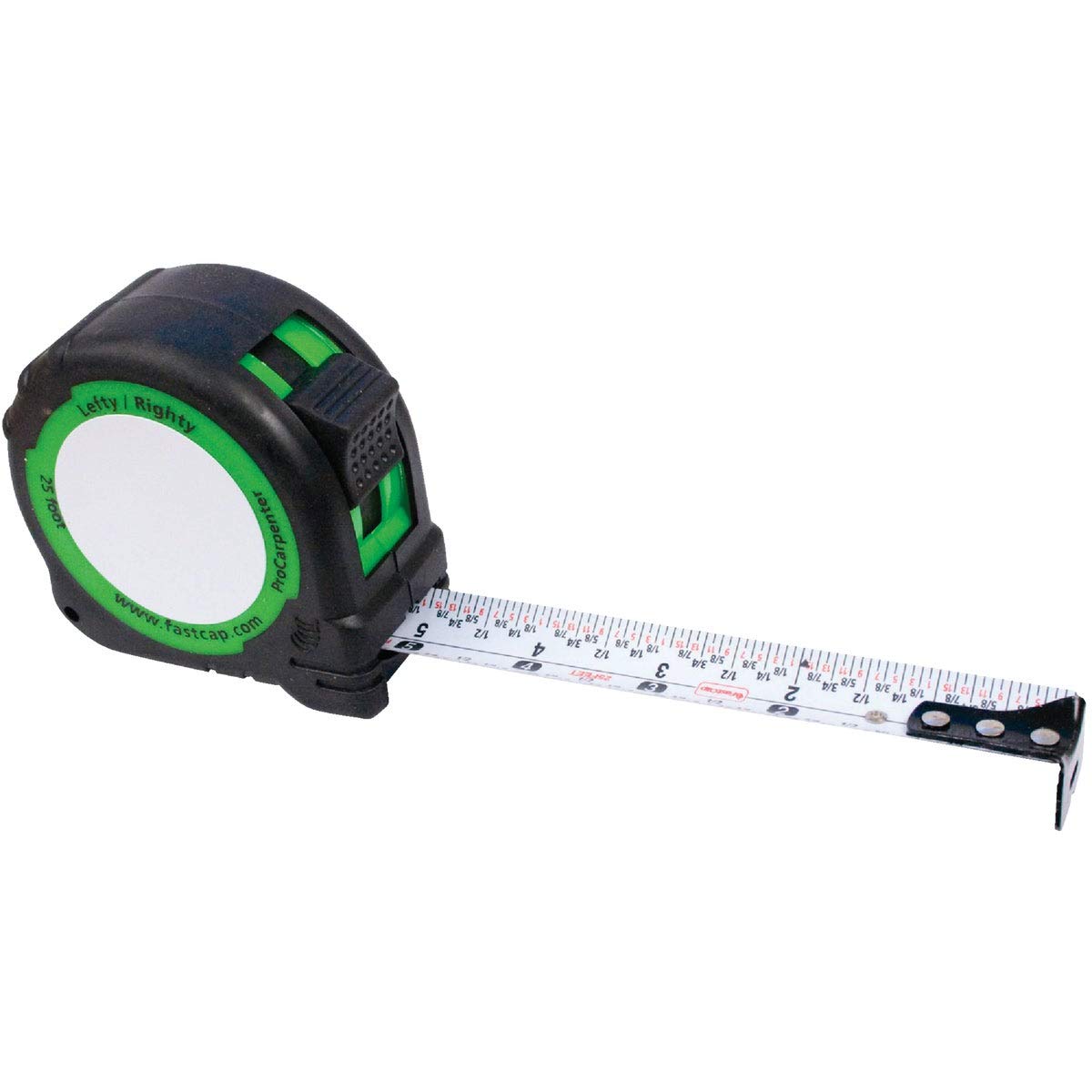 FastCap ProCarpenter Standard Reverse Measuring Tape, 25-Foot | Lefty/Righty, St