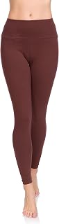 SOFTSAIL Women's Leggings, Made of 95% Cotton, High-Waisted Long Cotton Leggings for Women, Leisure, Relaxation, Comfortable Leisure Trousers, Women's Summer Trousers