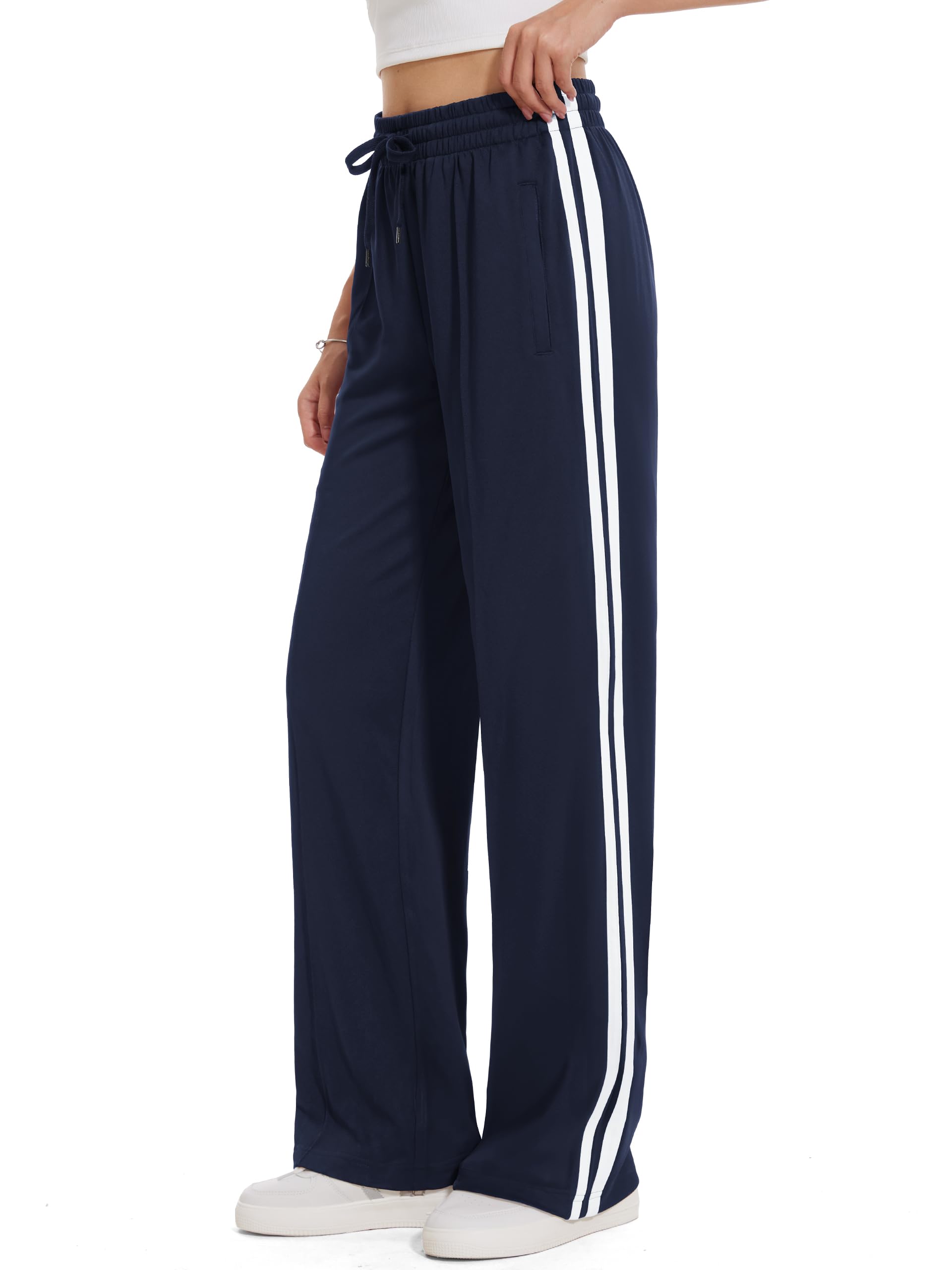 Tapata Womens Sweatpants 28/30/32/34 Loose Crotch Straight Leg Sweatpants Warm U