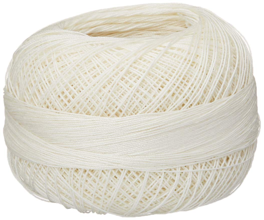 Lizbeth Size 80 HH80610 HH80 Cotton Thread 184 Yds 10G, Cream