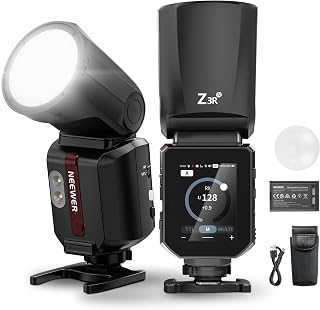 NEEWER Z3R-N 100Ws 2.4G TTL Round Head Flash Compatible with Nikon Cameras