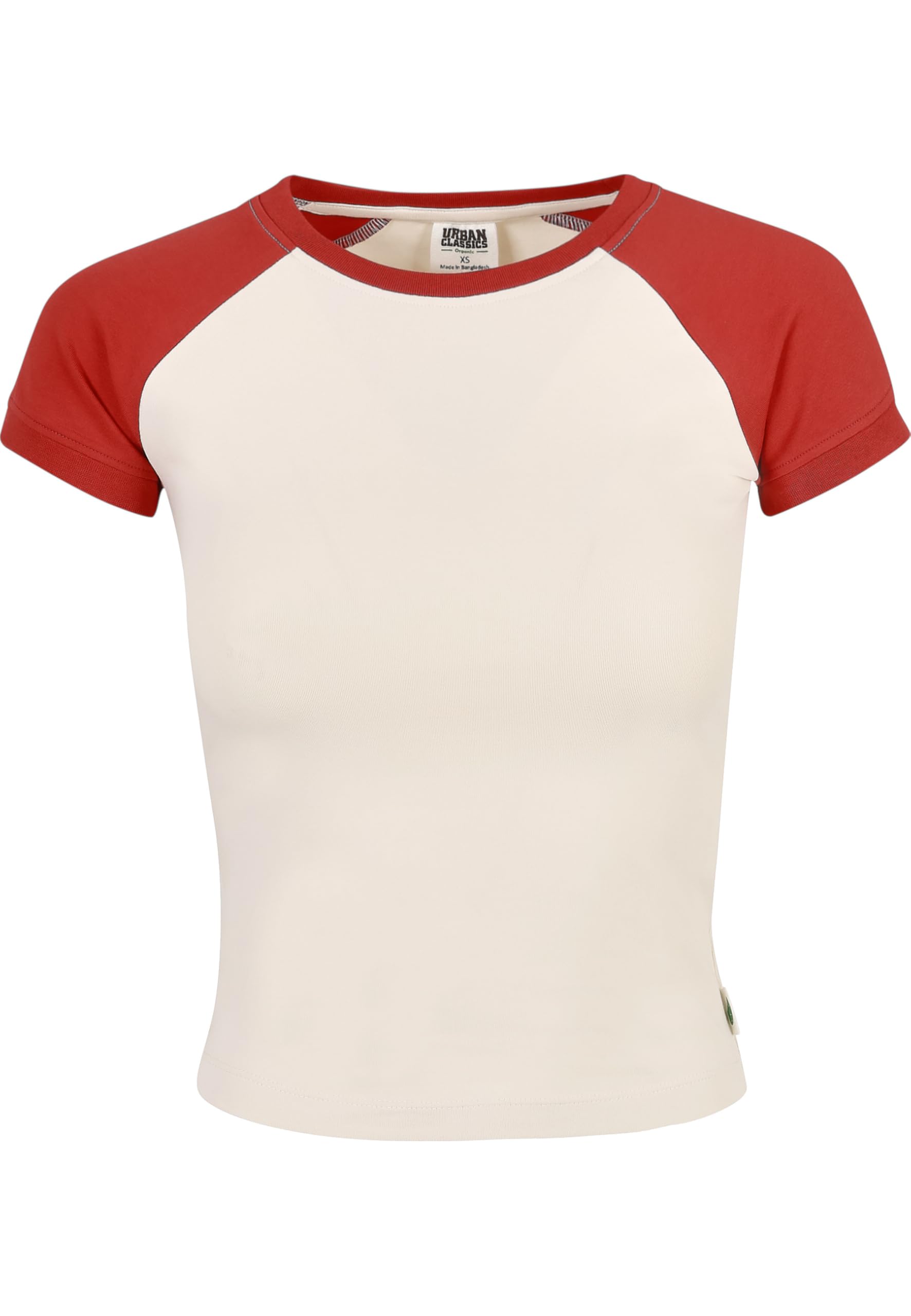 Urban Classics Ladies Organic Stretch Short Retro Baseball Tee Women's T-Shirt