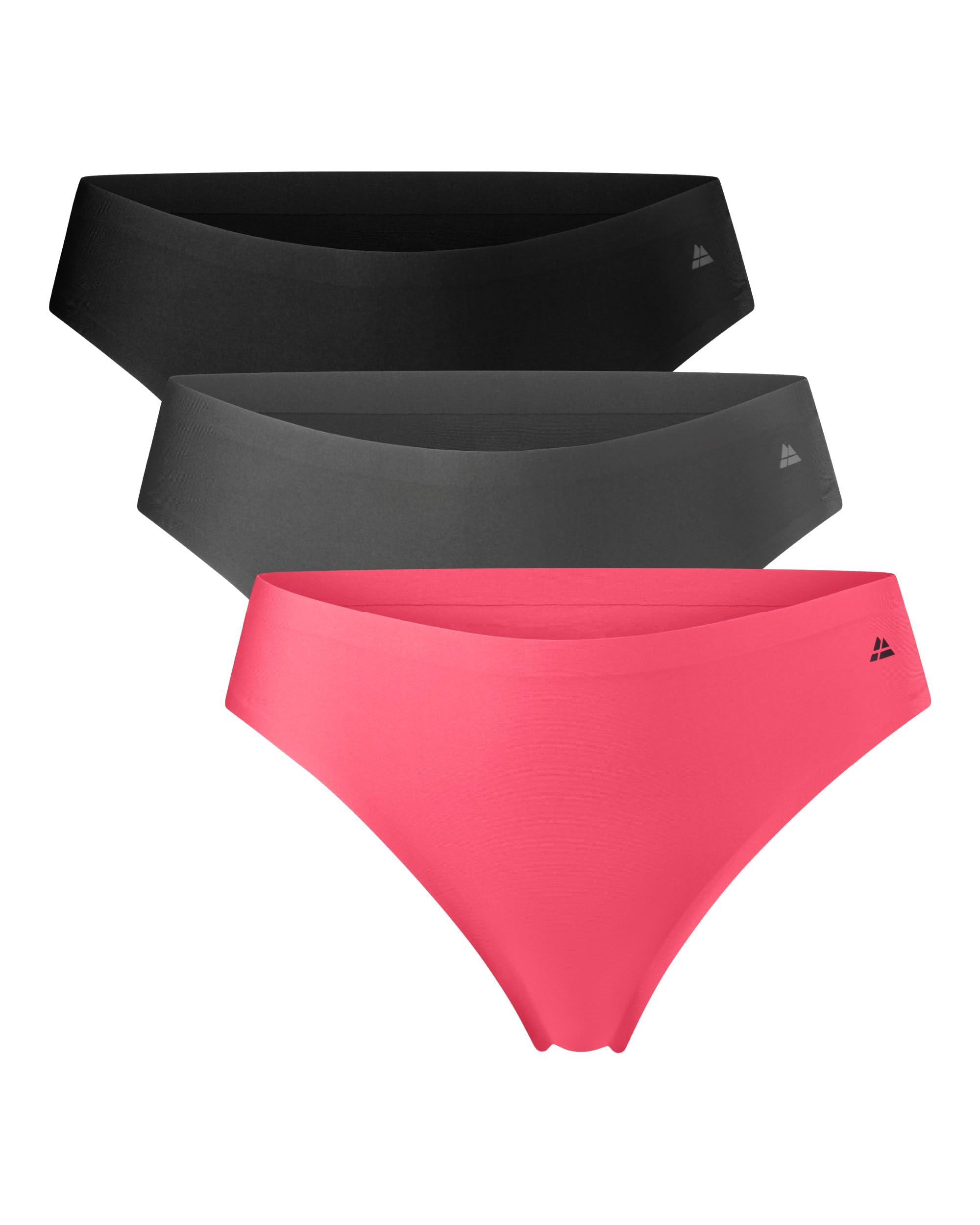DANISH ENDURANCE Invisible Thongs Microfiber Soft Lightweight Thong for Women, P