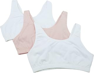 Fruit of the Loom Built-up Sportsbra Women's Sports Bra (Pack of 3)