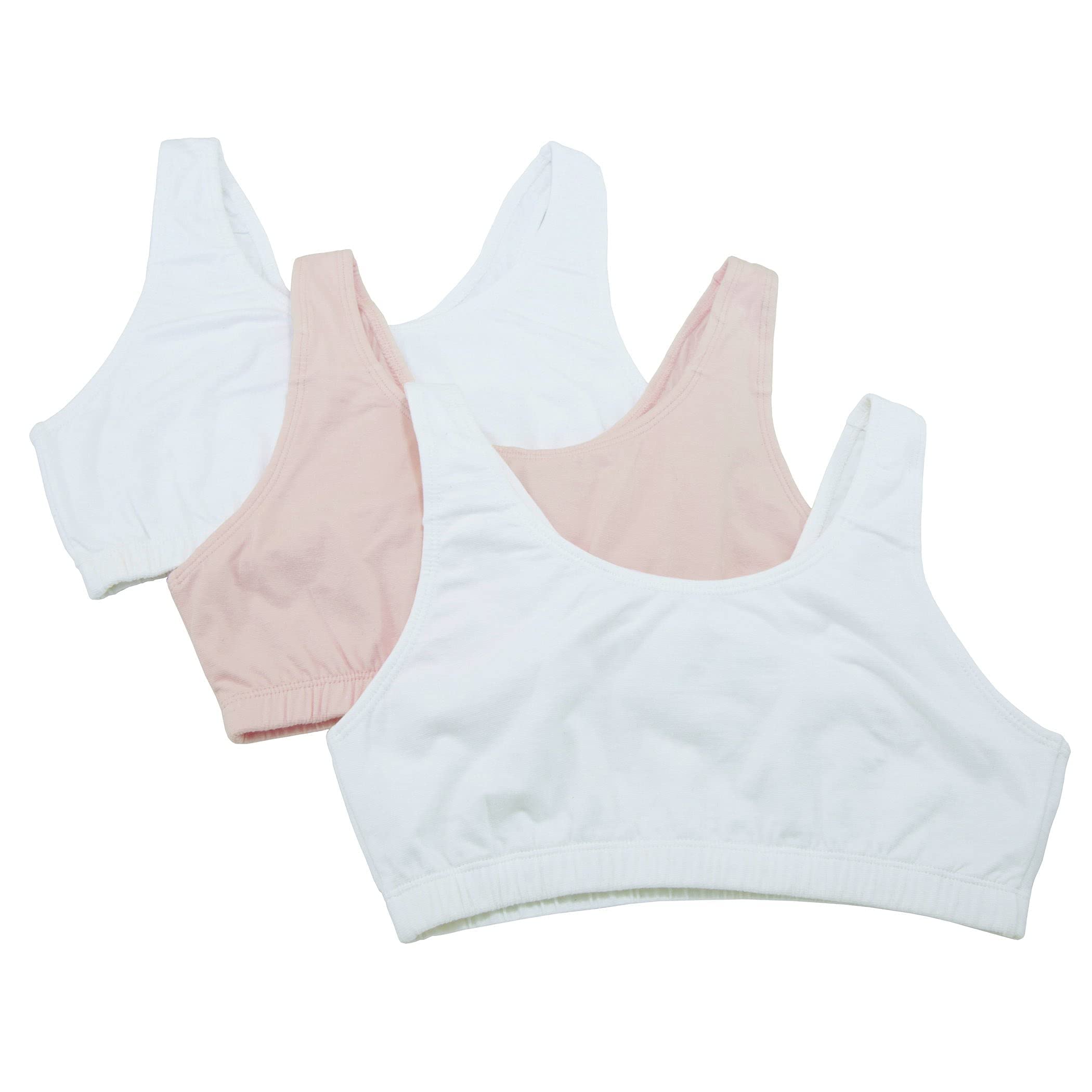 Fruit of the Loom Built-up Sportsbra Women's Sports Bra (Pack of 3)
