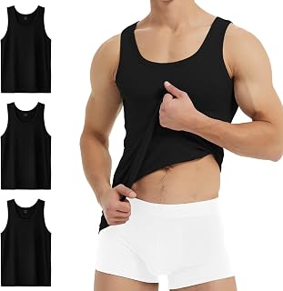 YouShow Débardeur Homme 3/5 Coton 100% Maillot de Corps Homme