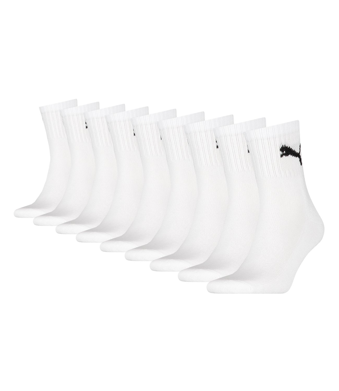 PUMA 3 Pairs Unisex Striped Low Top Sports Socks