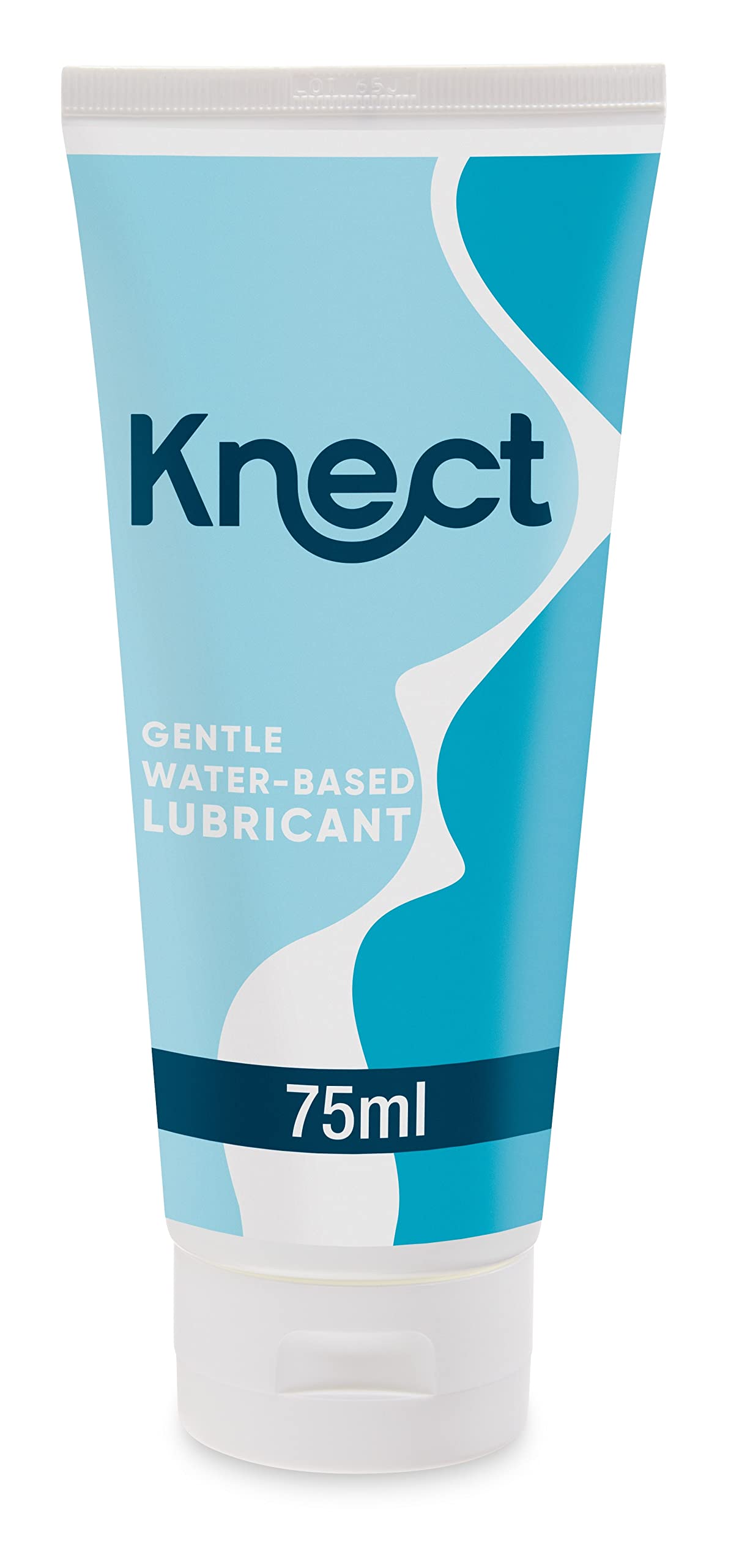Knect Personal Water Based Lubricant Gel, Safe for Condoms, 75ml Tube | Fragranc
