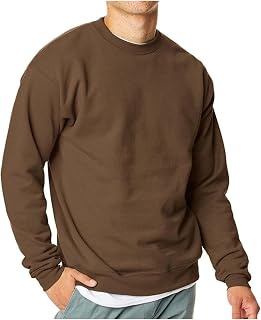Hanes Men's EcoSmart Fleece, Cotton-Blend Pullover, Crewneck Sweatshirt