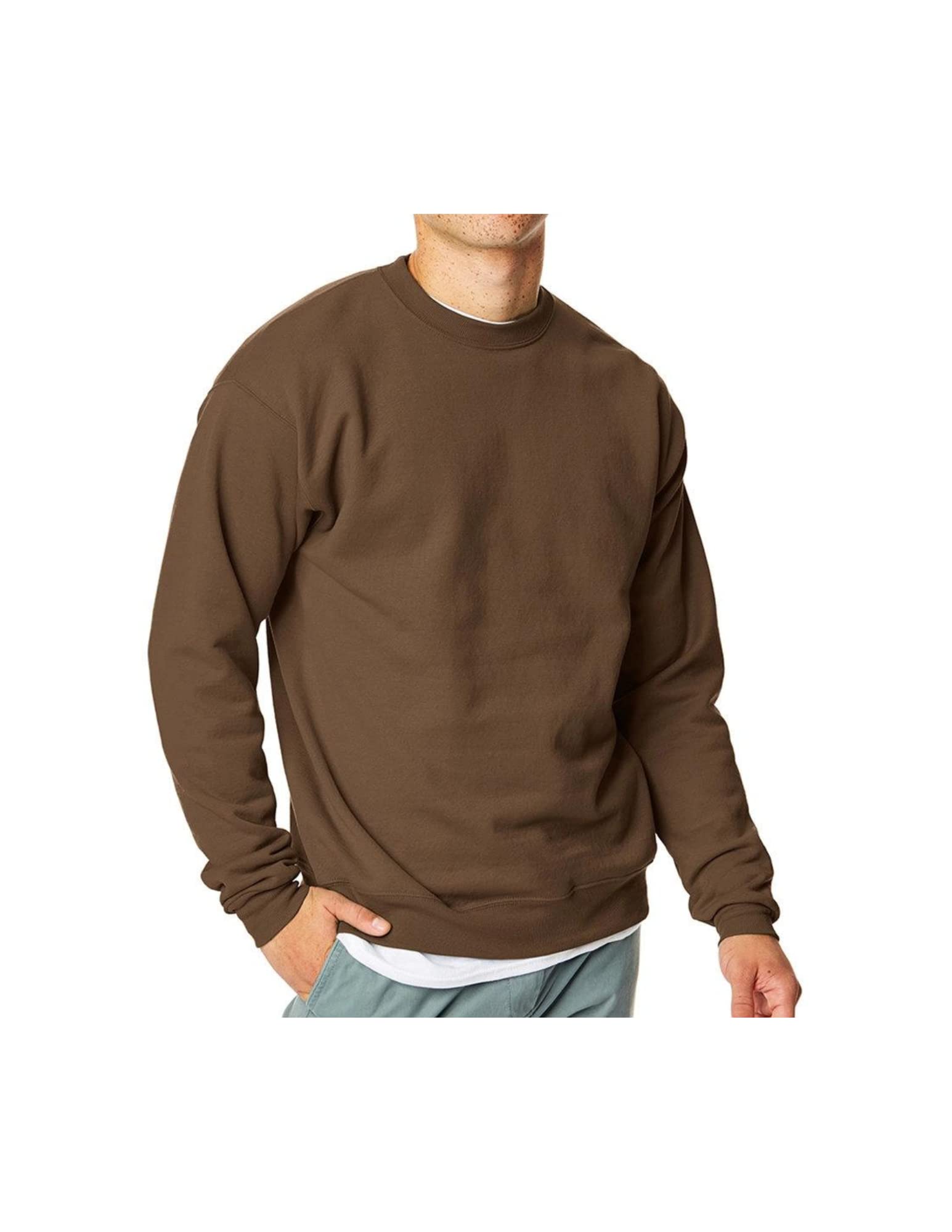 Hanes Men's EcoSmart Fleece, Cotton-Blend Pullover, Crewneck Sweatshirt