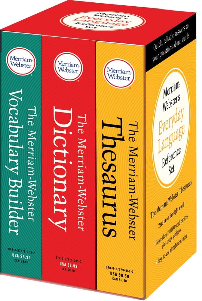 Merriam-Webster’s Everyday Language Reference Set: Includes: The Merriam-Webster