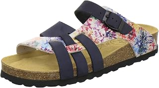 AFS-Schuhe 2122 Women's Slippers in Genuine Leather, EVA Sole, Made in Germany
