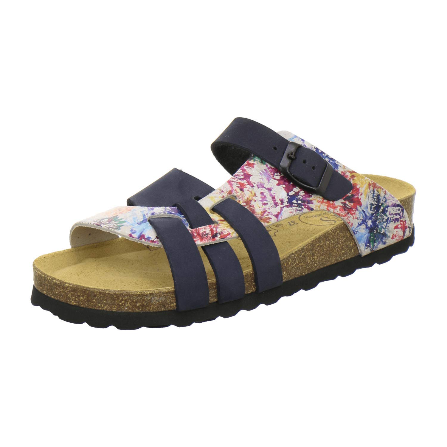 AFS-Schuhe 2122 Women's Slippers in Genuine Leather, EVA Sole, Made in Germany