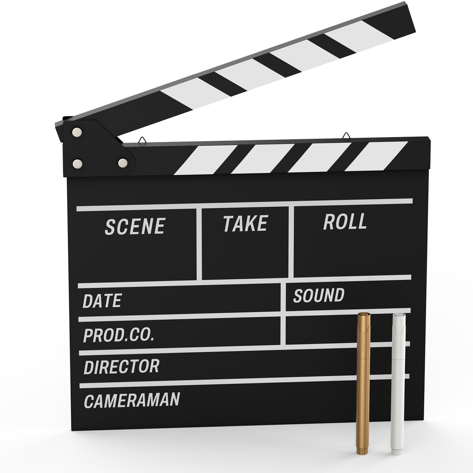 Movie Film Clapboard Hollywood Wooden-Clapper Board Directors Photography Studio