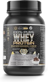 Whey Protein | Pure Whey Protein with Collagen + Magnesium | Improve Your Workouts | Protects and Gains Muscle | 1000g Protein (Chocolate)
