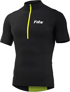 FDX Cycling Jersey Mens Short Sleeve Cycling Top Quick Dry MTB Bike Shirt