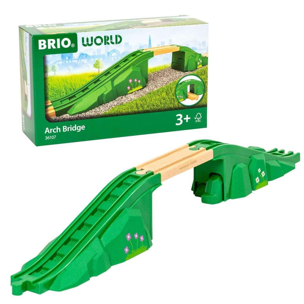 BRIO World - 36107 Arch Bridge | Toy Train Set Accessory for Kids Aged 3 Years U