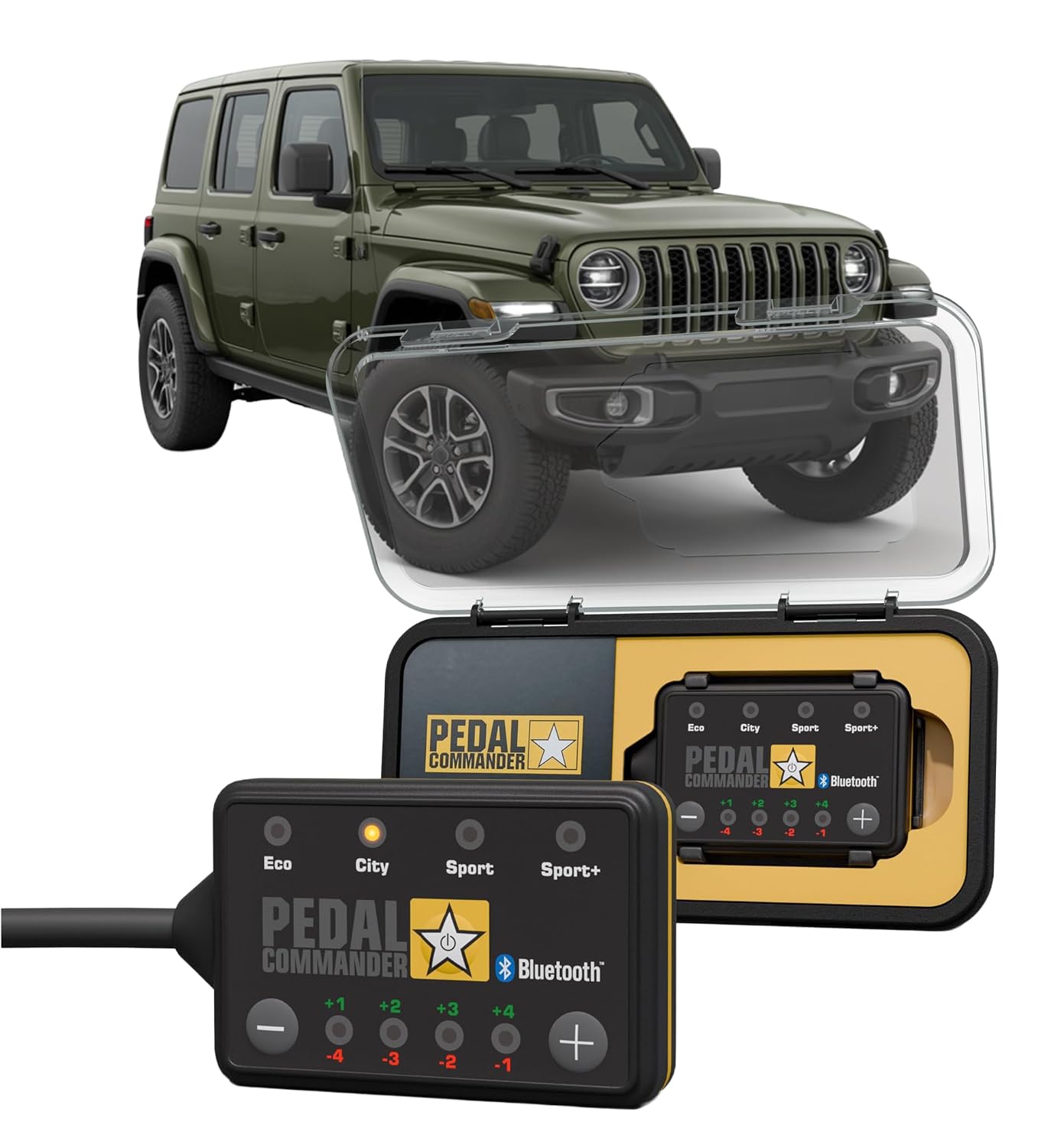 PEDAL COMMANDER for Jeep Wrangler JL 2018-2026 Throttle Response Controller | Fi