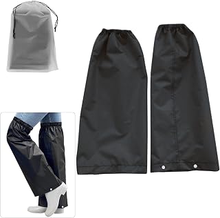 SODOI Waterproof Leg Covers, Easy-to-Wear Foot Covers for Rain, Water Repellent, Mud Splash Protection, Ideal for Rainy Season and Gardening, Convenient for Commuting and School