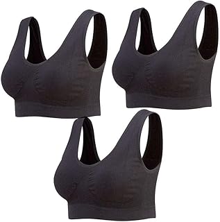 Lemef women's seamless sports bra with multi-coloured feel-good cups