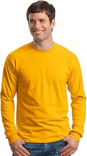 Gildan Ultra Cotton Long Sleeve T-Shirt - Style G2400 - Multipack Men's T-Shirt (Pack of 3)