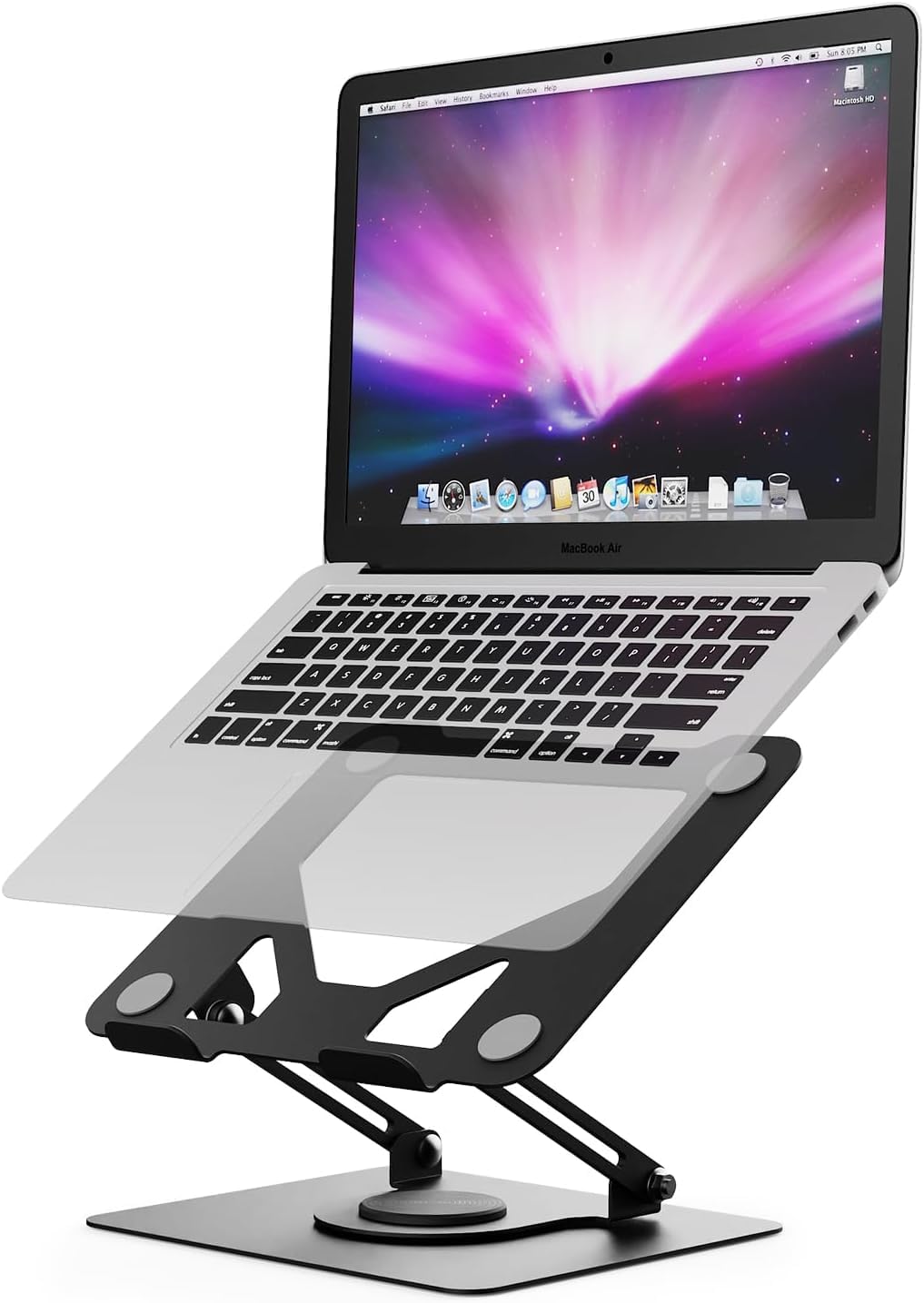 GRIFEMA Laptop Stand for Desk, 360 Swivel Adjustable Height Laptop Stand | Porta