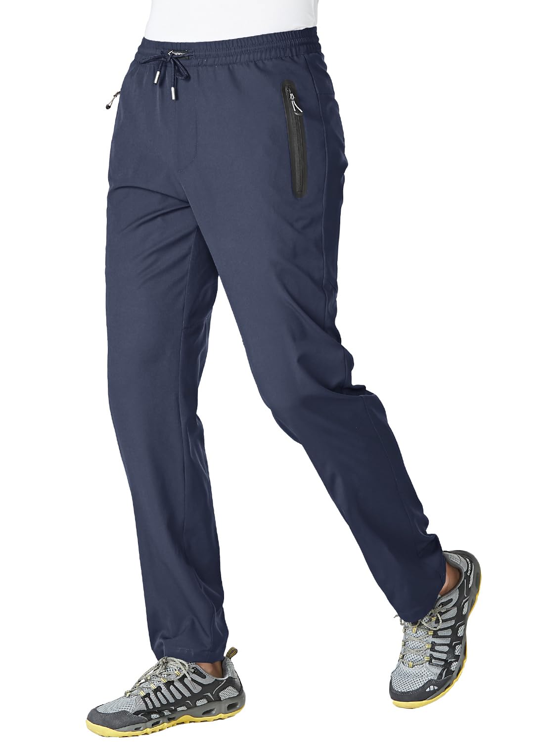 YSENTO Pantaloni sportivi leggeri da uomo, lunghi, estivi