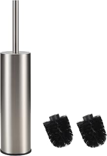 BGL 304 Round Brush Nickel Long Toilet Brush Holder Made of 304 Stainless Steel