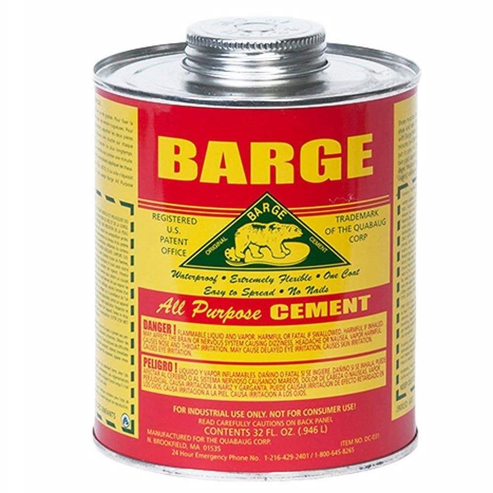 Barge All Purpose Contact Cement Glue for Leather & Shoes, Red 32 oz Can | Flexi
